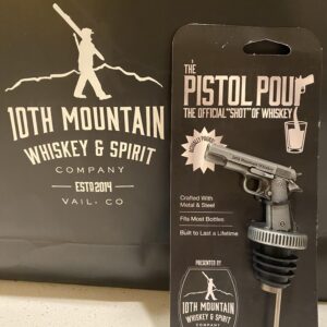 10th Mountain Distillery Pistol Pour – Silver Edition